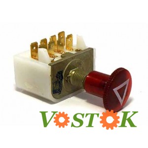 Вимикач аварійної сигналізації ВК 422-12 24В (8 контактний)